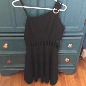 cocktail dress with gold features, never worn!